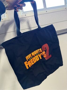Five Nights at Freddy's 2 Black Canvas Tote Bag